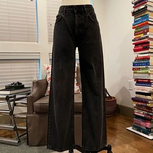 ANINE BING STRAIGHT LEG BLACK DENIM